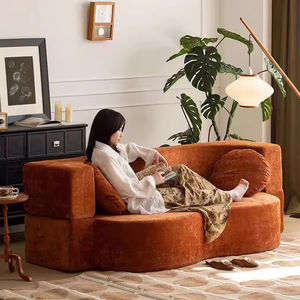 Ghế <span class=keywords><strong>sofa</strong></span> giường gấp gọn đa năng, kiểu mô-đun hình vuông tối giản hiện đại, chất liệu mút, đóng gói nguyên kiện, hút chân không, dành cho phòng khách - Product Image 3