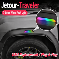 Feux avant Chery Jetour Jet Traveler T2, feux de position latéraux LED blancs 6000K 12V de remplacement