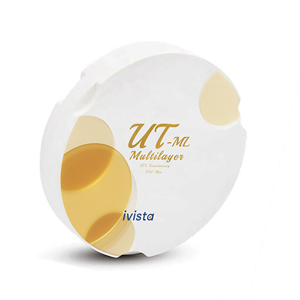สินค้าขายดี ไอวิสต้า บล็อกเซอร์โคเนียคุณภาพเยี่ยมสำหรับงานทันตกรรม UT-ML แผ่นเซรามิกหลายชั้น ความแข็งแรง 650MPa สำหรับงาน <span class=keywords><strong>CAD</strong></span> <span class=keywords><strong>CAM</strong></span> - Product Image 1