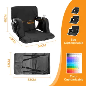 Cadeira dobrável portátil para estádio de futebol com assentos para arquibancada de massagem para eventos esportivos e de entretenimento