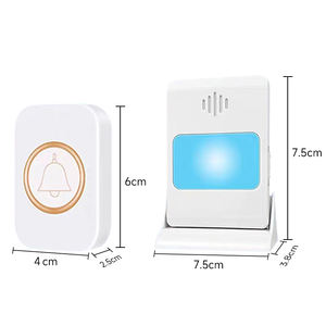 <span class=keywords><strong>Campanello</strong></span> Digitale Wireless per Non Udenti o Non Vedenti, Telecomando <span class=keywords><strong>Autoalimentato</strong></span> con Ricevitore e 3 Modalità di Promemoria, Citofono - Product Image 6