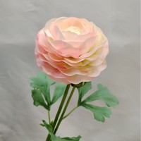 W-A0160 bunga teratai Ranunculus buatan kualitas tinggi yang baru didesain untuk Dekorasi Hari Ibu wisuda Halloween