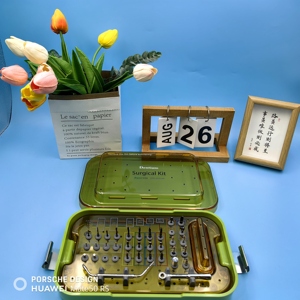 덴티움 스테이지 원 치과 임플란트 수술 키트, 치과 복원 도구 상자 - Product Image 6