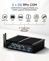 PC industriel haute performance-I5-8250U Intel (4C/8T), 6x ports COM, double LAN 2.5G, température large, prise en charge de Win10/Win11/Linux