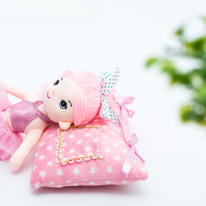 22CM Height PP Cotton Plush Comforter Stuffed <strong>Tooth</strong> <strong>Fairy</strong> <strong>Pillow</strong> &amp; Pouch Bag on Back Custom Unisex Gift - Product Image 5