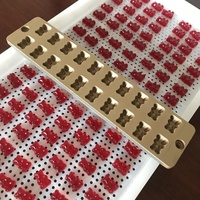 Petite Machine de démoulage de bonbons, démoulage de moules à bonbons en silicone, démoulage de gommes de chocolat, dépôt de bonbons en gelée d'ours