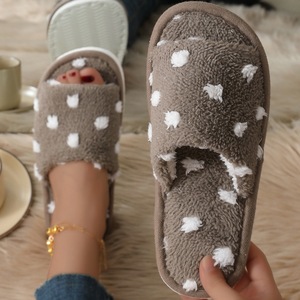 Nouvelles chaussures d'hiver Wave Point Dew Toe pour l'extérieur et la maison, antidérapantes, légères, respirantes, à semelle souple, en velours côtelé, avec semelle intermédiaire en EVA et garniture en fourrure - Product Image 4