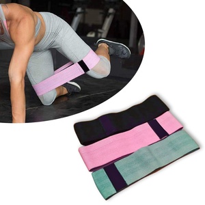 Tập Thể Dục Đào Tạo Chất Lượng Vòng Lặp Đàn Hồi Yoga Cao Su Tùy Chỉnh In Ngắn Dệt Bông Hip Vòng Tròn Vải Kháng Ban Nhạc - Product Image 3