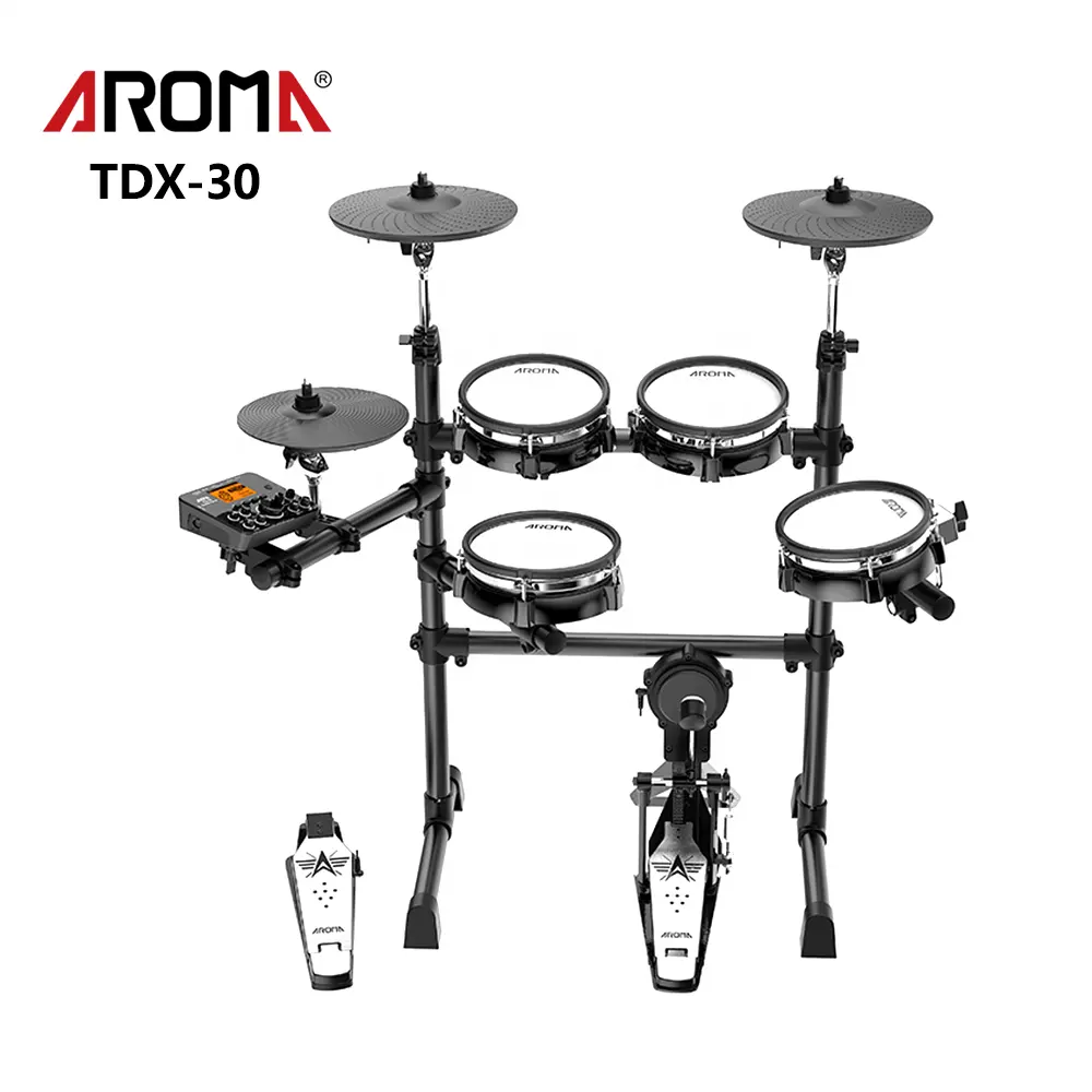 AROMA usine de haute qualité vend directement un tambour électrique numérique électronique TDX-30 professionnel