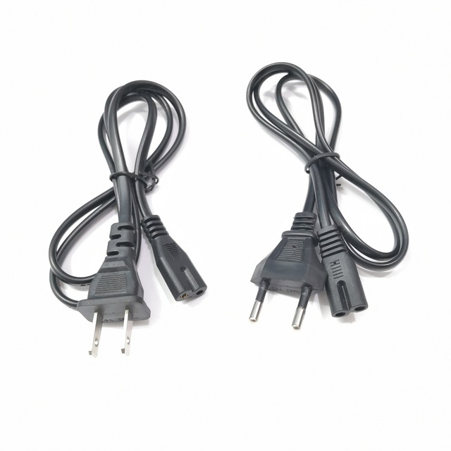 European and American Standard Power Cord with a Figure-eight Suffix, Dedicated Power Cord for PSP/PSV/PS2/PS3 Consoles