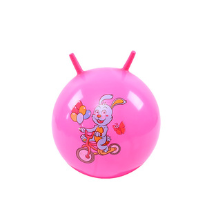 ลูกบอลกระโดดพีวีซีพิมพ์ลายคุณภาพสูง พร้อมหูจับ สำหรับเล่นกีฬากลางแจ้งและในร่ม ของเล่นสำหรับเด็กชายและเด็กหญิง - Product Image 4
