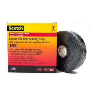 3m 130C cách nhiệt nhiệt độ cao và áp lực cao màu đen chuyên nghiệp Băng điện áp cao Băng điện - Product Image 2