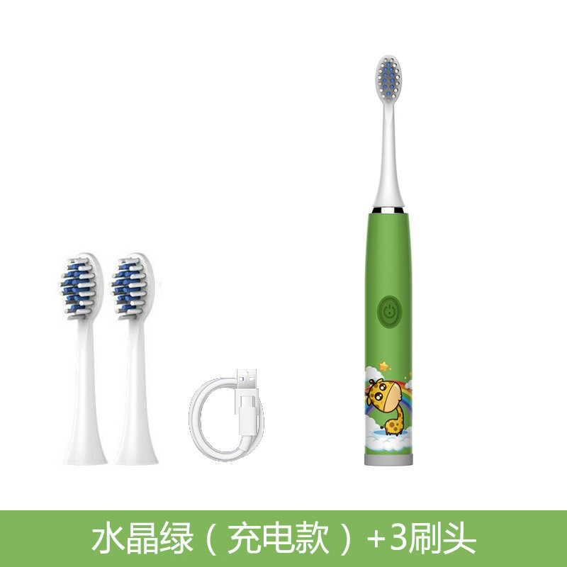 Tête de brosse à 15 paragraphes de charge vert cristal-3