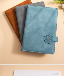 Carnets <span class=keywords><strong>de</strong></span> notes A4/A5 en similicuir personnalisés, style professionnel, avec fermeture à cadenas, reliure collée, vente en gros par petites lots, coffrets cadeaux - Product Image 4