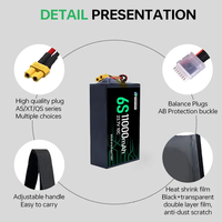 QiQiHigh Décharge Taux 5C 10C 6S 12S 14S 18S 5500mAh 11000mAh Hv Lithium pour Uav Fpv Drone Batterie