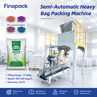 Halbautomatische Granulat-Düngemittel-Verpackungsmaschine für Organische Düngemittel-Pellets 10-50kg Schwerlastbeutel Wiege-, Füll- und Verschließmaschine