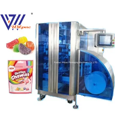 Machine à emballer multifonction automatique doypack avec fermeture éclair pour la fabrication de sachets de sucre et d'aliments pour animaux de compagnie, de poudre, d'arachides et de snacks
