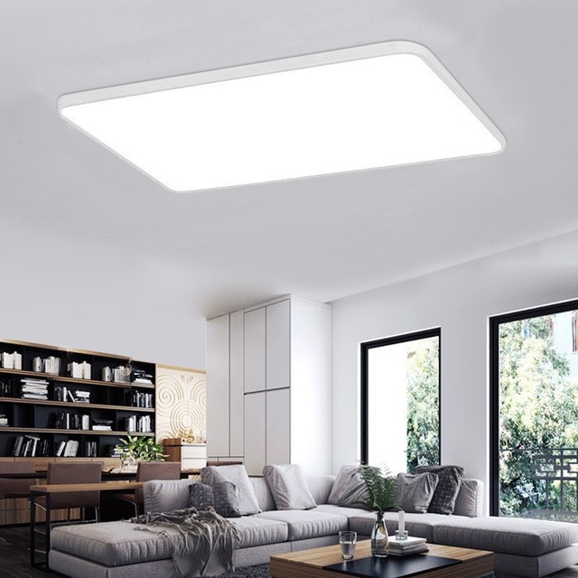 OEM/ODM Wholesale Modern Simple Full Spectrum LED Ceiling Lamps Indoor Bedroom Kitchen Living Room White Square Ceiling Light