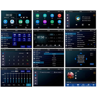 Lecteur MP5 pour voiture Podofo Single Din 7 pouces, CarPlay sans fil, Android Auto, écran tactile rétractable, Typ-C/FM/AM/EQ/Autoradio
