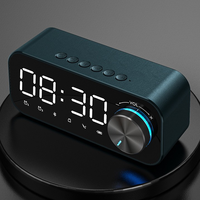 Musik-Player LED-Lautsprecher mit Digital anzeige TF-Karte Wecker Reloj Lautsprecher Digital Desk Table Clock