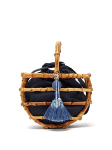 Delle donne Borsa di Bambù Handmade Cestino <span class=keywords><strong>Nido</strong></span> di Grandi Dimensioni Sacchetto di Hollow Tote Lanterna Borsa Da Spiaggia - Product Image 3
