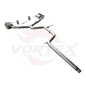 Vortex SS304 Valved Catback Exhaust for VW Sagitar Jetta MK7 1.4T 1.5T 2.0T Dual Muffler Performance Racing System <b>Kit</b> - Product Image 6