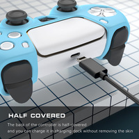 Étui en silicone souple antidérapant pour PS 5 Housse de protection pour manette de jeu Playstation 5