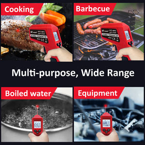 Termômetro a laser de alta temperatura <span class=keywords><strong>Digital</strong></span> infravermelho plástico cozinha termômetro sem contato para cozimento doméstico - Product Image 6