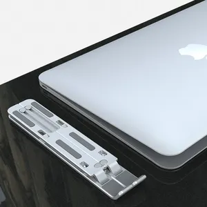 Ycosun vendita calda portatile pieghevole Macbook Notebook supporto per Laptop in alluminio supporto per Laptop in alluminio regolabile in altezza per Laptop