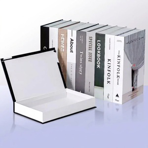 Usine d'impression OEM, ensemble de livres décoratifs en faux cuir de haute qualité, personnalisés, avec papier couché, reliure cousue, impression offset - Product Image 1