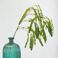 Plante artificielle suspendue en forme de graine de haricot verte d'un mètre, pour la décoration intérieure, durable, persistante, pour Thanksgiving et le Nouvel An, vente en gros