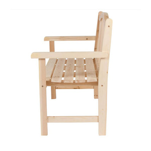 Custom Design Modern Simple Park Seating Outdoor Furniture Solid Wood <strong>Garden</strong> <strong>Bench</strong> - Product Image 3