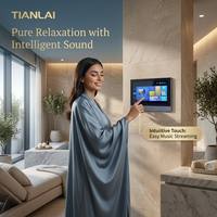 C10-7 PLUS Tuya Smart Zigbee Gateway Layar Sentuh 7 Inci Panel Musik dengan Amplifier Terintegrasi untuk Sistem Otomasi Rumah