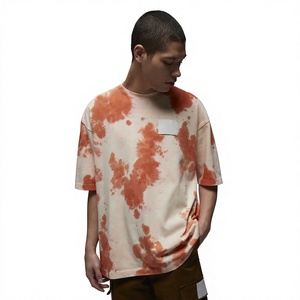 Camiseta Tie Dye de Moda, Holgada, Informal, de Algodón, Estilo Urbano, Veraniego, Personalizable, OEM - Product Image 1