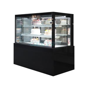 Réfrigérateur de présentation de gâteaux commercial, prix d'usine, porte coulissante en verre rectangulaire, réfrigérateur de boulangerie sucrée - Product Image 1