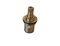 Vanne d'angle en laiton 1/2 pour robinet de cuisine évier vanne à cartouche en cuivre