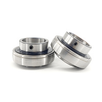 Roulement à billes radial à insert de haute qualité UC206/UC207, palier à semelle, graissage de précision P0/P6/P5, température maximale 120°C pour applications agricoles
