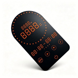 Panel de Membrana con Pantalla Electrónica para Controlador de Motor de Bomba, Personalizado de Fábrica, con Indicadores de RPM (LPM/RPM), Impresión en PVC/PET - Product Image 1