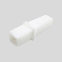 OEM suku cadang plastik kustom mesin CNC ABS intip POM nilon PTFE mesin mikro bros cepat prototip layanan bahan logam