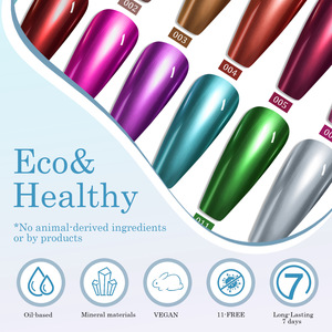 <span class=keywords><strong>Vernis</strong></span> à ongles gel miroir 12 couleurs 7,5 ml, longue tenue, séchage rapide, doré, argenté, rouge, <span class=keywords><strong>semi</strong></span>-<span class=keywords><strong>permanent</strong></span>, sans <span class=keywords><strong>lampe</strong></span> UV - Product Image 5
