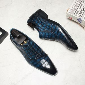 High Quality Men's Engraved Oxford <b>Shoes</b> Genuine Leather Round Toe Design <b>Height</b> <b>Increasing</b> for Autumn Business Formal Wear - Product Image 1