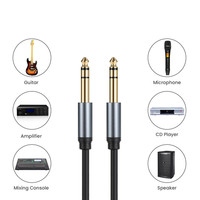Kabel Stereo TRS 6.35MM Male ke Male kualitas tinggi
