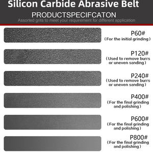 حزام صنفرة عالي الجودة من Sic حزام صنفرة من كربيد السيليكون أحزمة رمال للخشب وتلميع المعادن ومعالجة الأسطح - Product Image 2