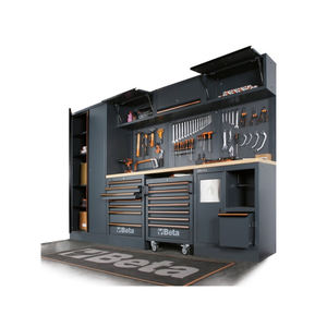 Muebles de taller Beta C45PROX 2955x495x2000mm con tapa de acero inoxidable completo con 196 herramientas - Product Image 5