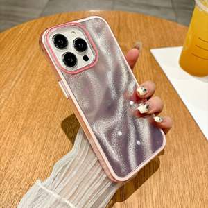 Coque de téléphone pour iPhone 16 Pro Max, compatible avec iPhone 15, motif sable fluide coloré, style simple trois-en-un, pour 14, 13/12/11 - Product Image 6