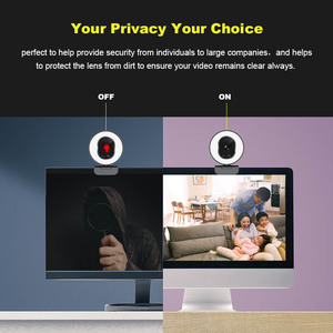 <span class=keywords><strong>Webcam</strong></span> HD rotative haute définition 1080P 720P <span class=keywords><strong>Webcam</strong></span> avec anneau lumineux micro omnidirectionnel pour PC portable - Product Image 5