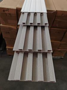 Wpc Panneau mural intérieur Décoration de garniture extérieure Grille de fond Shandong - Product Image 4