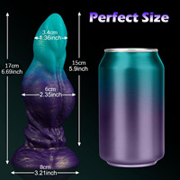 Dildo fantaisie de forme spéciale en silicone liquide, plug anal à nœud épais, masturbateur pour homme et femme, jouet SM pour l'expansion anale