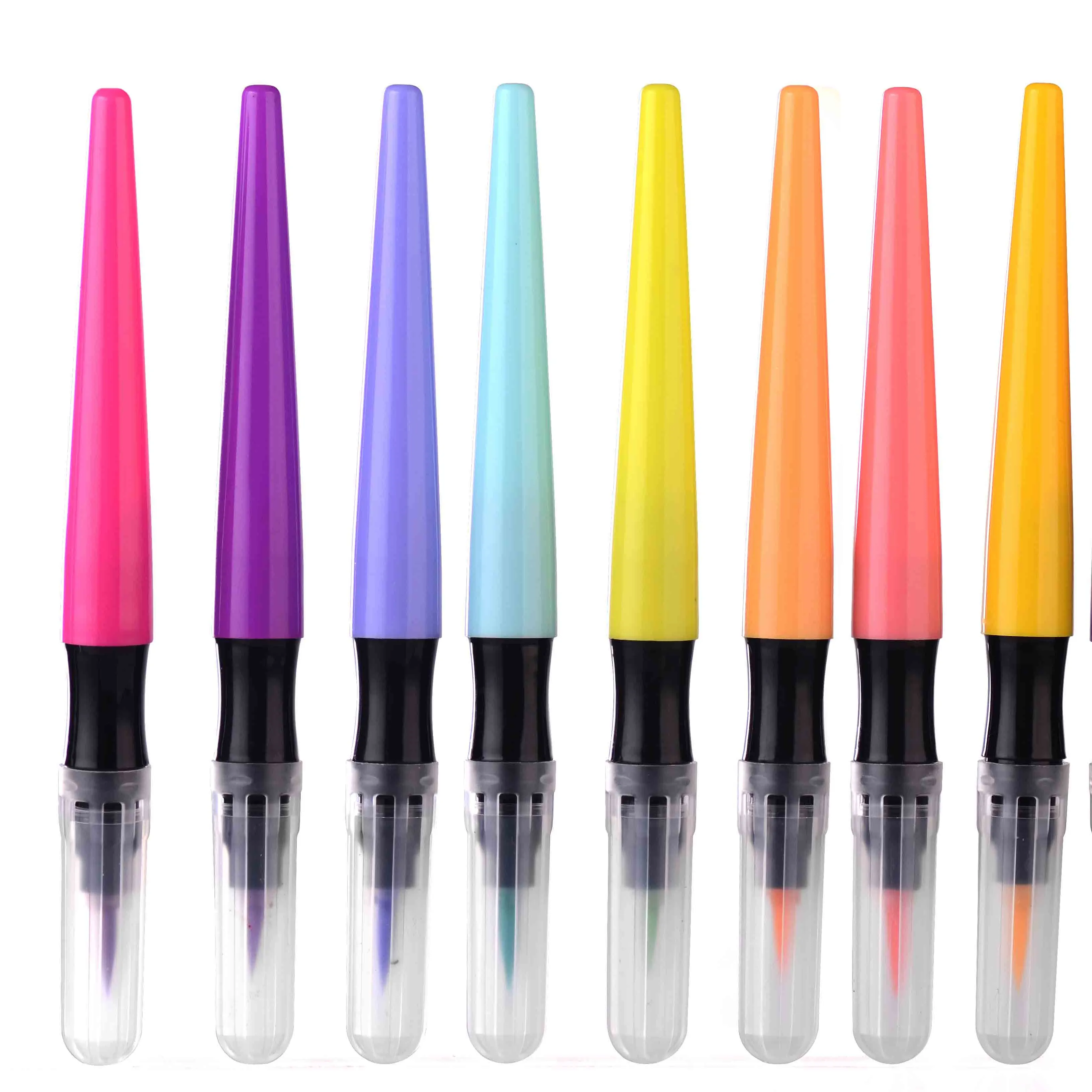 حار بيع فرشاة ألوان مائية القلم الملونة قلم طلاء القلم للفن