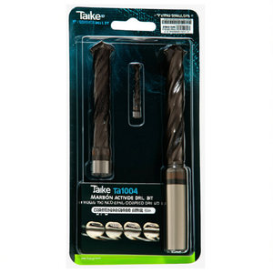Foret universel en carbure Ttake Ta1004, revêtement Nano TiAlN, forets en carbure 5Xd - Product Image 2
